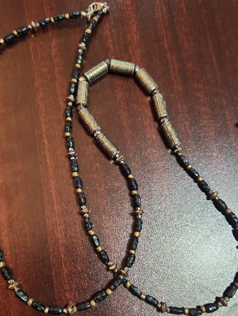 Turquoise and Bronze Boho Necklaces & Bracelet Lot - Picture 3 of 10
